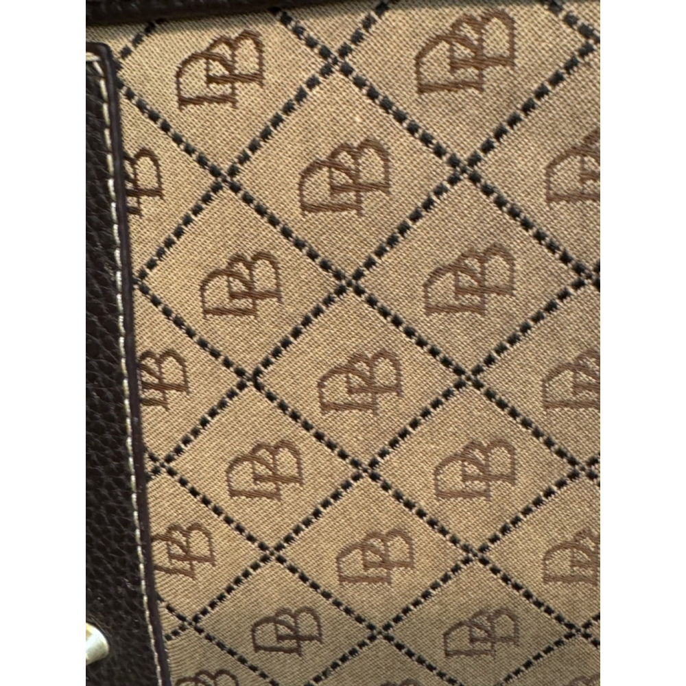 Dooney & Bourke Beige and Brown Satchel Handbag - Picture 11 of 16